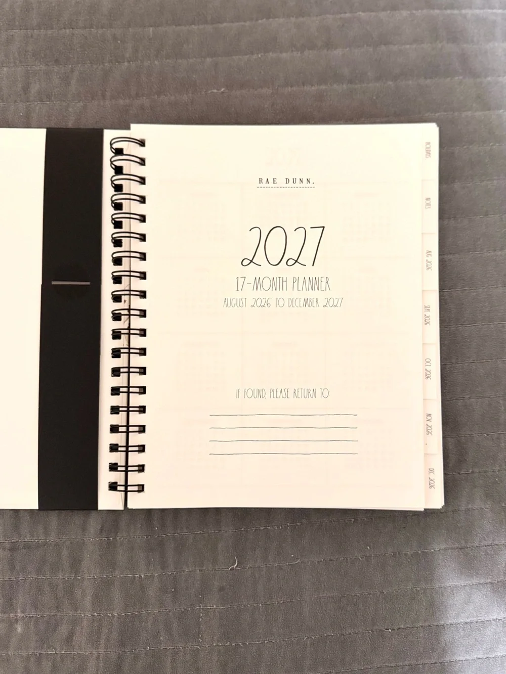 Rae Dunn Planner Agenda